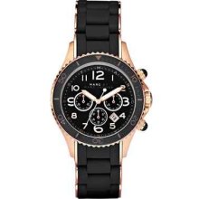 Marc By Marc Jacobs Mbm2553 Rock Black Chrono Lady Watch