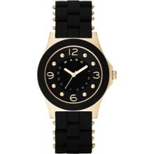 Marc Jacobs Pelly w/ Gold Indexes 36.5MM Adult Unisex Watches - no