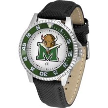 Marshall Thundering Herd Mens Leather Wrist Watch