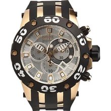 Men Invicta 915 Reserve Gold Tone Reserve Diver Chronograph Swiss