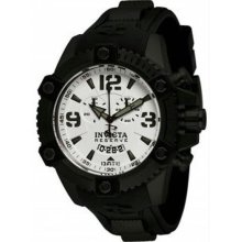 Men's Black Stainless Steel Reserve Arsenal Chronograph White Dial Date Display