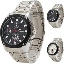 Men's Business Sports Style Analog Alloy Quartz Wrist Watch (Assorted Colors)