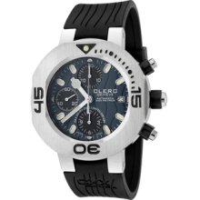 Men's CXX Scuba 250 Automatic Chronograph Blue Textured Dial Black