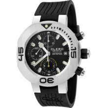 Men's CXX Scuba 250 Automatic Chronograph Black Textured Dial Black