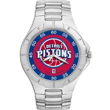 Mens Detroit Pistons Watch - Stainless Steel Pro II Sport