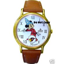 Mens Disney Lorus Mickey Mouse Sorcerer Fantasia Watch