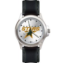 Mens Fantom Dallas Stars Watch With Leather Strap