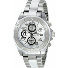 Men's Limited Edition Pro Diver Chronograph Silver Dial Stainless Steel Case Cer