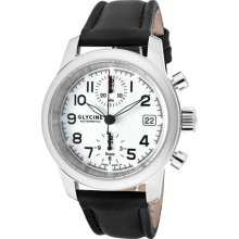 Men's Ningaloo Reef Automatic Chrono Dual Time White Dial Black G ...