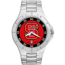 Mens North Carolina State Watch - Stainless Steel Pro II Sport