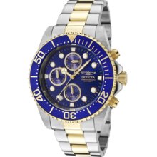 Men's Pro Diver Chronograph Blue Dial Two