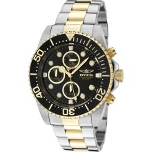 Men's Pro Diver Chronograph Black Dial Two