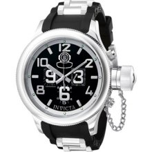Men's Russian Diver Quinotaur Chronograph Black Rubber
