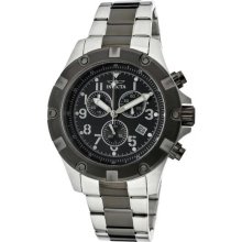 Men's Specialty Chronograph Two Tone Stainless Steel Case and Bracelet