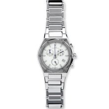 Mens Swiss Tungsten Chronograph White Dial Watch Xwa2544