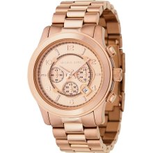 Michael Kors Rose Gold Plated Stainless Steel Mens Watch MK8096