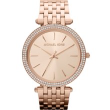 Michael Kors Women's Goldtone Silver Dial Watch MK3192