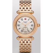 Michele Caber Diamond Rose Gold Ladies Watch MWW16A000044