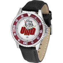 Minnesota Duluth Bulldogs Mens Leather Wrist Watch