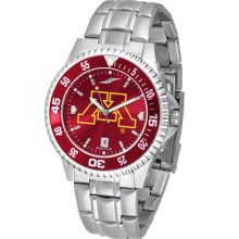 Minnesota Golden Gophers Competitor AnoChrome Steel Band Watch