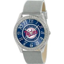 Minnesota Twins Glitz Ladies Watch - Mlb-gli-min