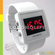 Mix Match Color Fashion Design Led Digital Watch White