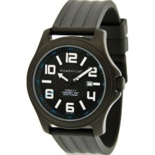 Momentum Cobalt V Watch With Natural Rubber Strap Full, Black/Black, Full
