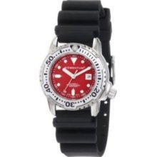 Momentum Womens 1M-DV83R1B Storm II Red Dial Hyper Natural Rubber