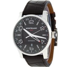 Montblanc Gmt 7216 Swiss Stainless Steel Automatic Mens Watch
