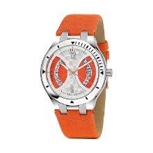 Morellato Gents Watch Analogue Quartz, Stainless Steel, Orange Dial, O