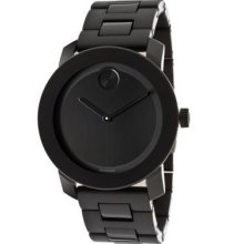 Movado Bold Siwss Large Black Polymer Bracelet 42mm Unisex Watch 3600047