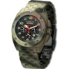 MTM Special Ops Mens Patriot Camo Chronograph Stainless Watch - Camouflage Bracelet - Carbon Fiber Dial - MTM-PCS2