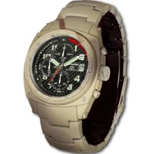 MTM Special Ops Mens Predator Camo Chronograph Stainless Watch - Camouflage Bracelet - Carbon Fiber Dial - MTM-PRCS2