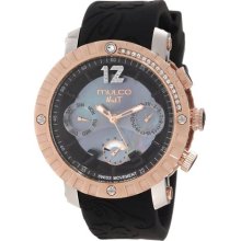 Mulco MW5-1622-023 Fashion Analog Black Silicone Band Unisex Watc ...