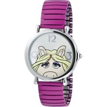 Muppets Miss Piggy Pink Expansion Band Watch at JCPenney