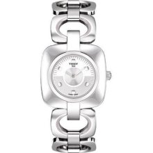 N Box Tissot Womens Odaci T Stainless Steel Silver Dial Watch T0201091103100