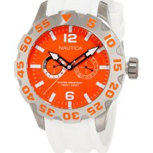 Nautica BFD 100 White And Orange Men's Watch N16618G
