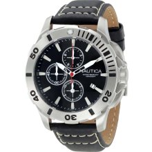 Nautica N18641G BFD 101 Dive Style Chrono Black Dial Men's Watch