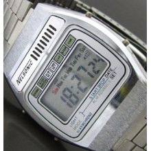 Nelsonic Alarmchrono 11 / 1983 Mint Rare Old Vintage Lcd Digital Mens Watch
