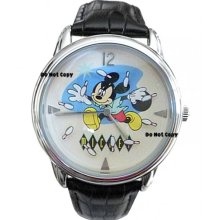 NEW Mens Disney Mickey Mouse Bowling Pin Animated Watch