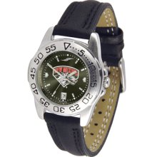 New Mexico Lobos Sport Leather Band AnoChrome-Ladies Watch