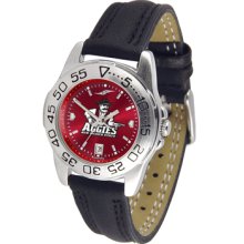 New Mexico State Aggies Sport Leather Band AnoChrome-Ladies Watch