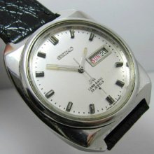 Nice & Rare Vintage Seiko Lm 5606-9030 Automatic Kanji Hacks Gents.