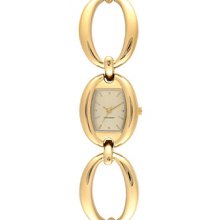 Nine West Oval Bracelet Watch - Gold Women's