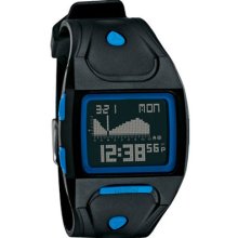 Nixon Lodown Tide Watch - Black / Project Blue