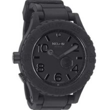 Nixon Men's 51-30 Rubber A236000-00 Black Polyurethane Analog Quartz Watch with Black Dial