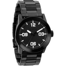Nixon Men's 'Private' Black Stainless Steel Watch (A276-001-00)