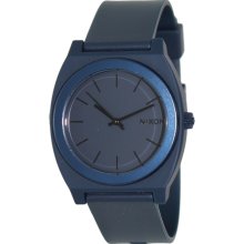 Nixon Men's Time Teller A1191309-00 Blue Rubber Quartz Watch with Blue Dial
