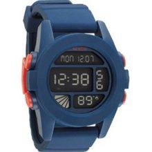 Nixon Men's Unit A197307-00 Blue Polyurethane Quartz Watch with Digital Dial