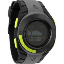 Nixon The Outsider Tide Watch - Grey/black/lime